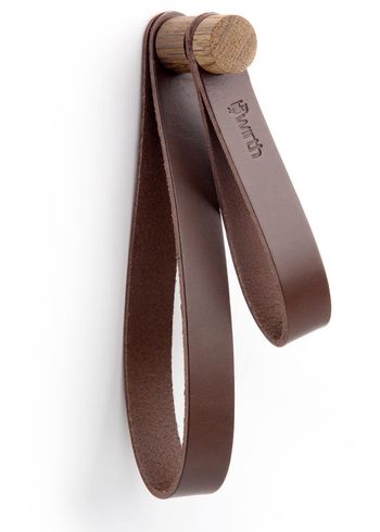 By Wirth - Keyring - Double Loop - Smoked oak & leather