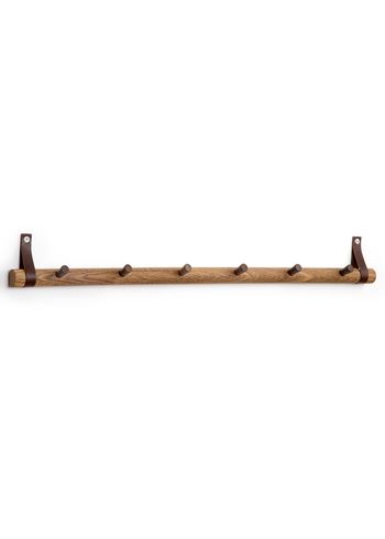 By Wirth - Haken - Rack Dot - Smoked oak & leather - 6 Dots