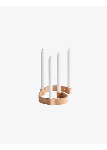 By Wirth - Candeliere - Belt 4 Candles - Nature