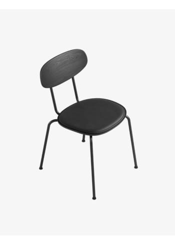 By Wirth - Krzesło do jadalni - Scala Chair - Læder - Black