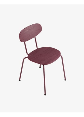 By Wirth - Krzesło do jadalni - Scala Chair - Rhubarb Red