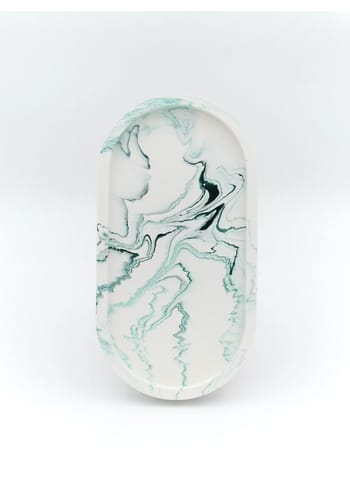ByChrillesen - Bakke - Dekorationsbakke - Green marble