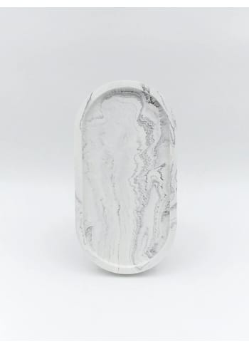 ByChrillesen - Bandeja - Decoration tray - Grey marble