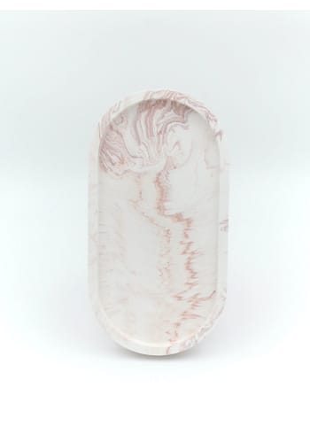 ByChrillesen - Bakke - Dekorationsbakke - Terracotta marble