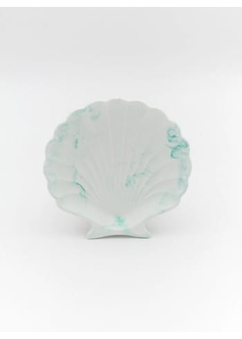 ByChrillesen - Taca - Clam tray - Green marble