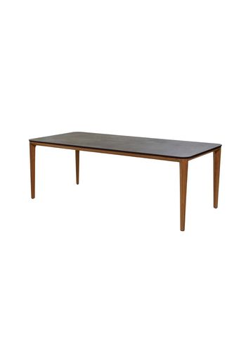 Cane-line - Tisch - Aspect Table - Frame: Teak / Tabletop: Black Fossil Ceramic - B210