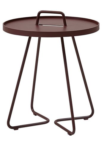 Cane-line - Postranní stolek - On-the-move side table - Bordeaux - Small