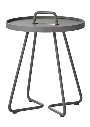Cane-line - Bočný stolík - On-the-move side table - Light grey - Extra small