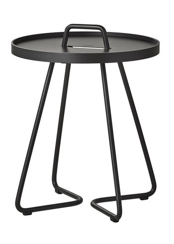 Cane-line - Bočný stolík - On-the-move side table - Black - Extra small