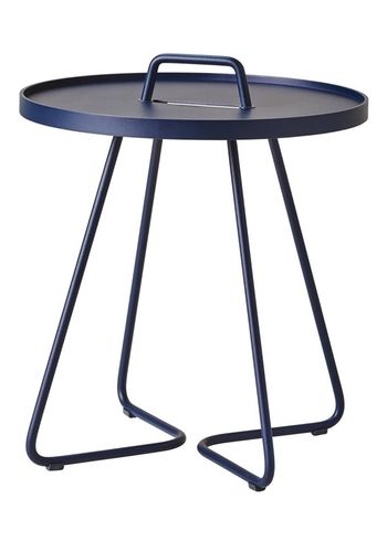 Cane-line - Tisch - On-the-move side table - Midnight blue - Small