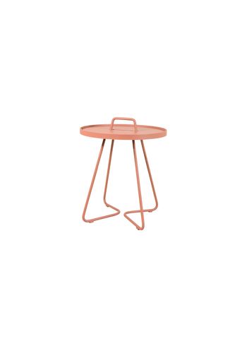 Cane-line - Bord - On-the-move side table - Mørk Rosa - Lille