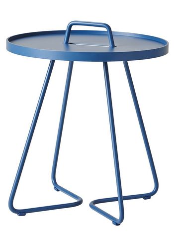 Cane-line - Postranní stolek - On-the-move side table - Dusty blue - Small