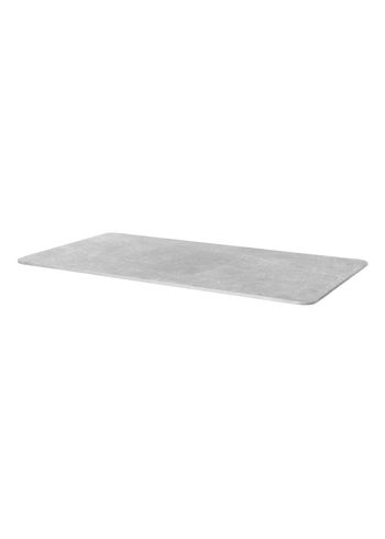 Cane-line - Table top - Table Top for Twist Coffee Table - Rectangular - Light Grey, Ceramic
