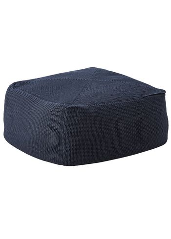 Cane-line - Fotpall - Divine footstool - Midnight blue