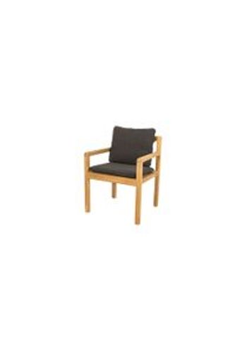 Cane-line - Garden chair - Grace Chair - Teak / Dark Grey
