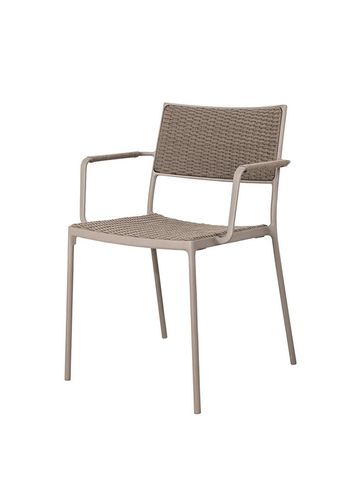 Cane-line - Chaise de jardin - Less stol m/armlæn - Cane-line Soft Rope - Cane-line Soft Rope, Taupe