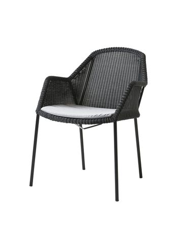 Cane-line - Cushion - Breeze Chair Cushion - Light grey - Cane-line Natté