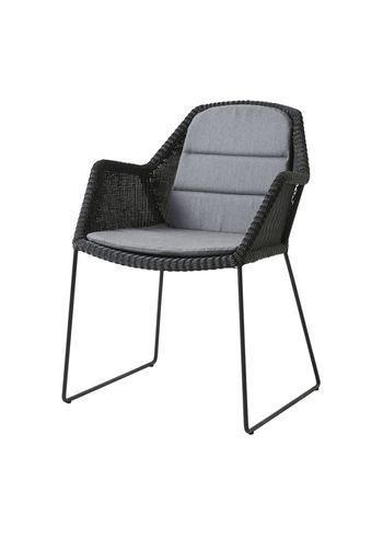 Cane-line - Cushion - Breeze Chair Seat/Back Cushion - Grey - Cane-line Natté