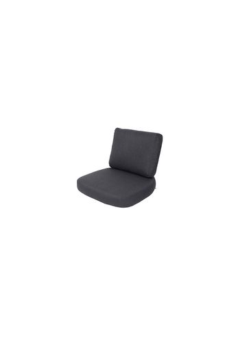 Cane-line - Stoelkussen - Sense/Moments Lounge Chair Cushion Set Indoor - Black - Cane-line Natté