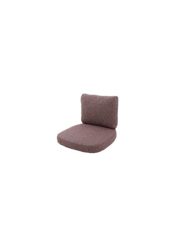 Cane-line - Almofada - Sense/Moments Lounge Chair Cushion Set Indoor - Dark Bordeaux - Cane-line Wove