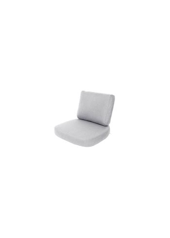 Cane-line - Poduszki zewnętrzne - Sense/Moments Lounge Chair Cushion Set Indoor - Light Grey - Cane-line Natté