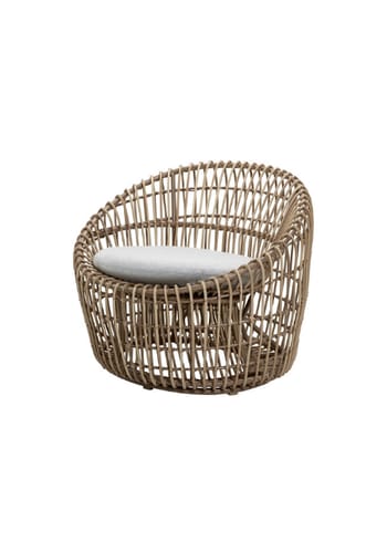 Cane-line - Fåtölj - Nest round chair - Outdoor - Natural/Cane-line Weave