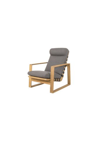 Cane-line - Lounge stoel - Endless Soft Highback Stol - Dark Grey