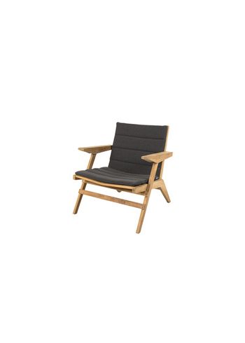 Cane-line - Lounge stoel - Flip Loungechair - Teak / Dark Grey