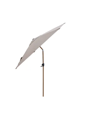 Cane-line - Ombrelle - Sunshade Parasol w/Tilt system - Aluminium w/Taupe Fabric, Wood Look
