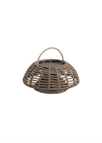 Cane-line - Pendant Lamp - Illusion Lampe Til Ophæng - Cane-line Soft Rope, Taupe