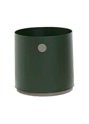 Cane-line - Caixa da planta - Grow Plant Box - Dark Green / Taupe - Small