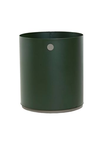 Cane-line - Caixa da planta - Grow Plant Box - Dark Green / Taupe - Medium