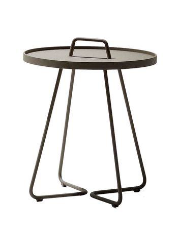 Cane-line - Mesa de cabeceira - On-the-move side table - Taupe - Large
