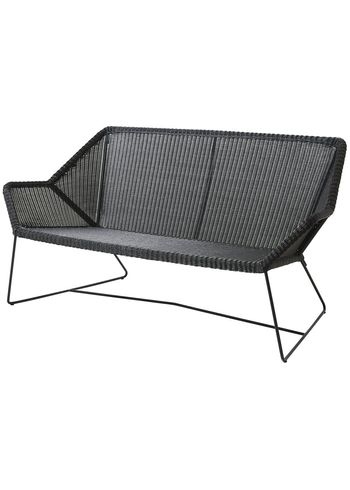 Cane-line - Couch - Breeze 2 seater Lounge Sofa 5567 LI/LS/LW - Black