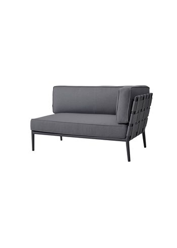 Cane-line - Sofa - Conic 2 Seater - Left Module - Grey Cane-line AirTouch