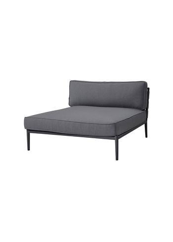 Cane-line - Sofa - Conic Daybed Module - Grey Cane-line AirTouch