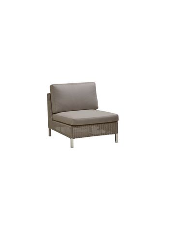 Cane-line - Sofá - Connect Dining Lounge Single Module - Taupe / Taupe