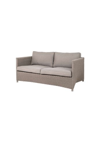 Cane-line - Couch - Diamond Sofa 2 Person Taupe - Taupe