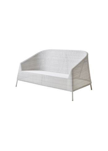 Cane-line - Couch - Kingston 2-pers. sofa - White grey