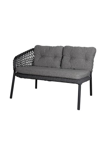 Cane-line - Sofá del salón - Ocean modul sofa incl. cushions - 2-pers. sofa/højre modul - Soft rope
