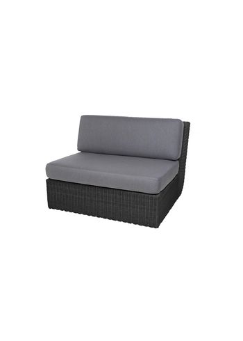 Cane-line - Couch - Savannah single modul - Stel: Weave, Black/Hynde: Grey