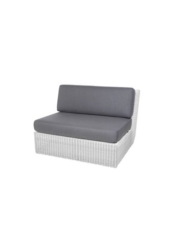 Cane-line - Couch - Savannah single modul - Stel: Weave, White grey/Hynde: Grey