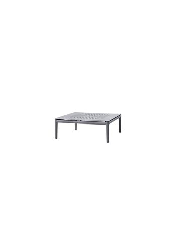Cane-line - Coffee table - Conic Coffee Table - Light Grey Aluminum