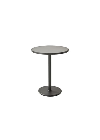 Cane-line - Table basse - Go CoffeeTable Ø60 - Lava Grey / Ceramic Light Grey