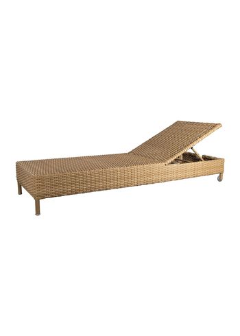 Cane-line - Lettino solare - Rest Sunbed, Single - Natural, Cane-line Flat Weave