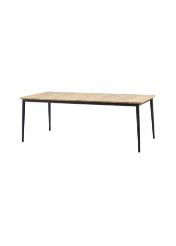 Cane-line - Dining Table - Core spisebord - Teak/Lava grey