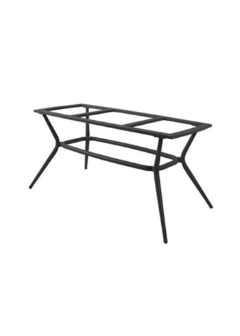 Cane-line - Dining Table - Joy Spisebordunderstel - Oval - Lava Grey, Aluminium