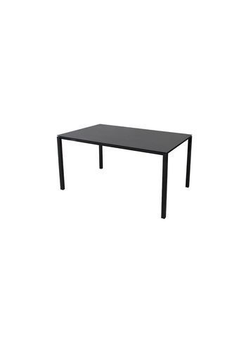 Cane-line - Dining Table - Pure Table - 150x90 - Frame: Lava Grey Aluminium / Tabletop: Nero Ceramic
