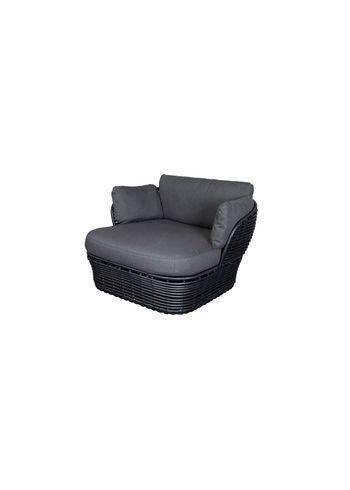 Cane-line - Stoel - Basket Loungechair Natural - Grey /