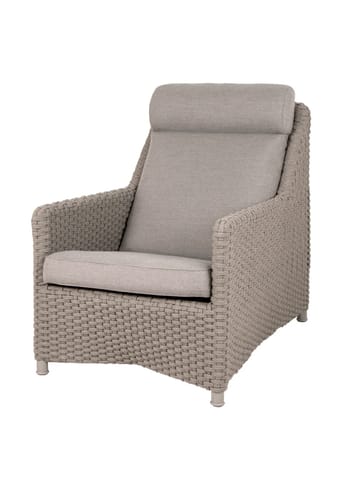Cane-line - Lounge chair - Diamond highback chair - Taupe, Cane line tex ramme